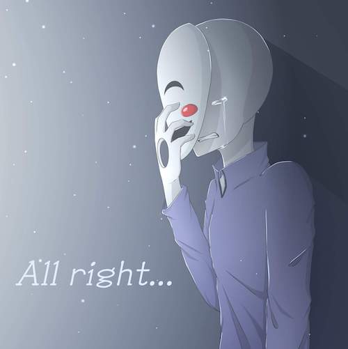 マスクの下は、、、