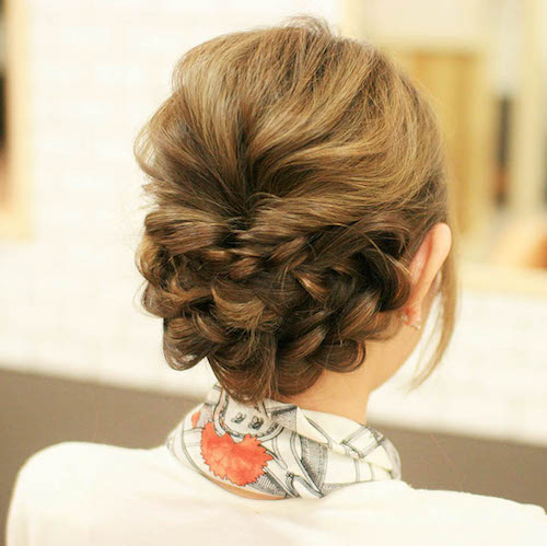 お呼ばれ大人アップスタイル